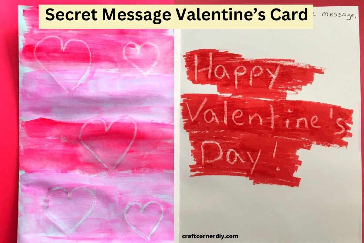 DIY Secret Message Valentine's Day Cards | Craft Corner DIY