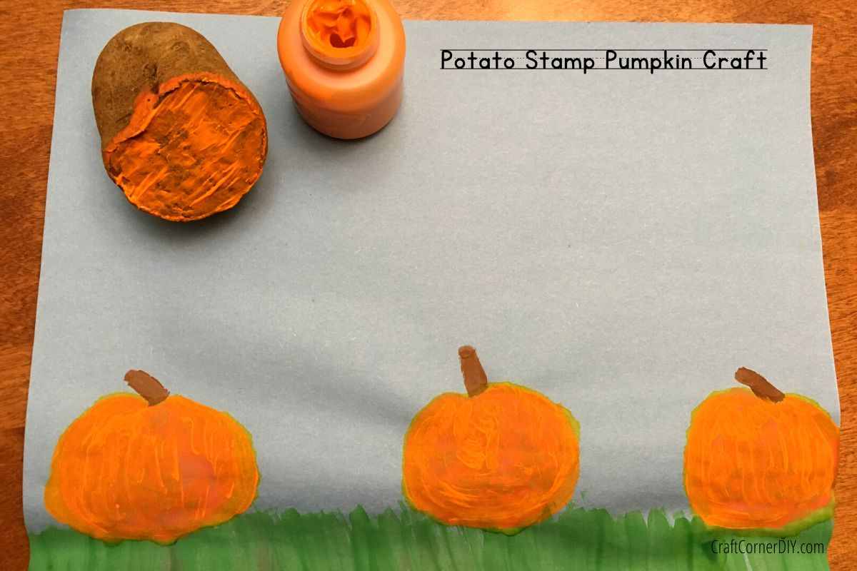 Potato Stamps, Kids' Crafts, Fun Craft Ideas