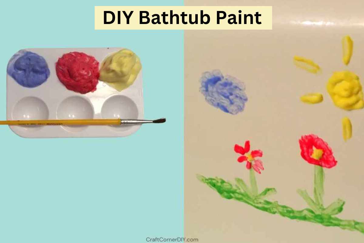 How To Make Bathtub Paint For Kids | Craft Corner DIY