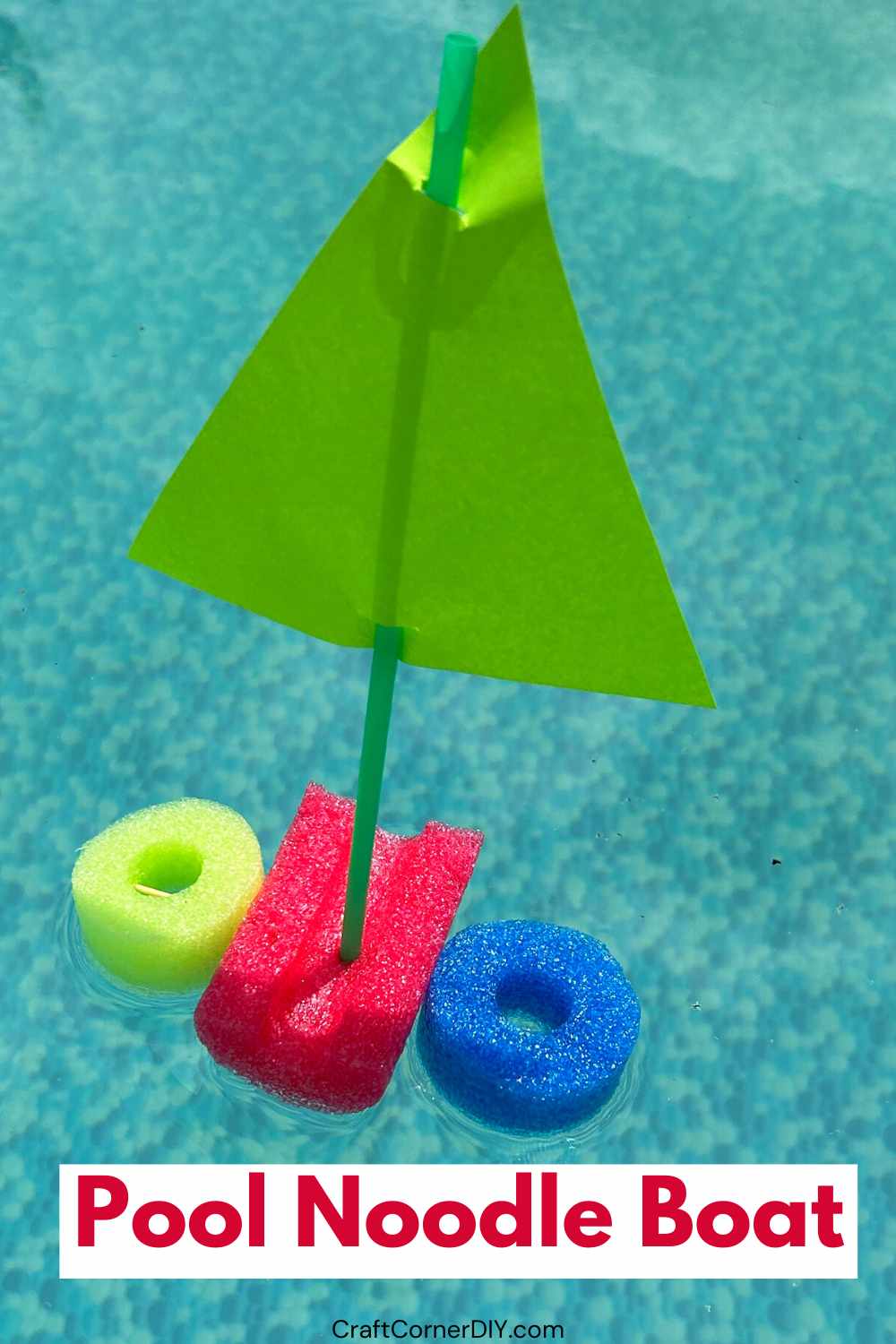 Pool Noodle Boat Craft For Kids | Craft Corner DIY